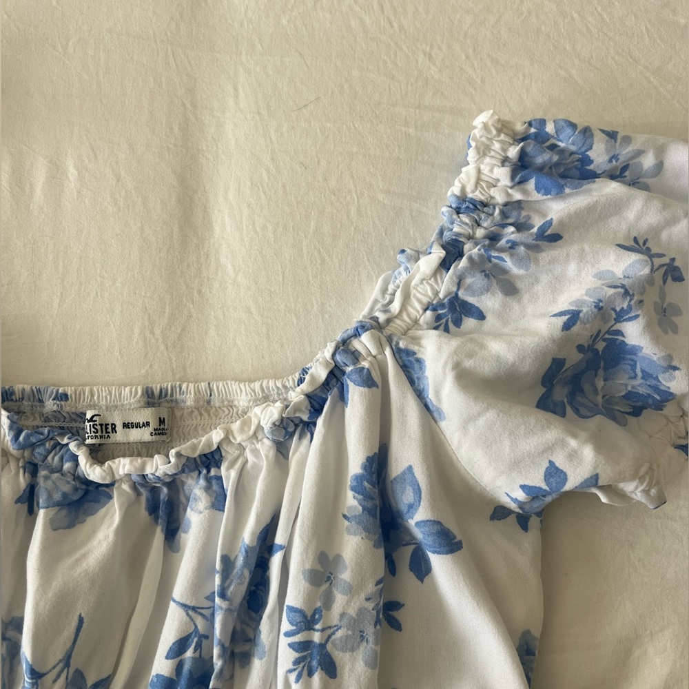 Hollister Blue Floral Midi Dress
